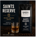 Saints Reserve Whiskey Brewed Coffee